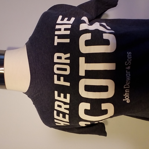 TSHIRT DEWAR'S SCOTCH Size S BLUE-GRAY NWOT - Picture 3 of 8